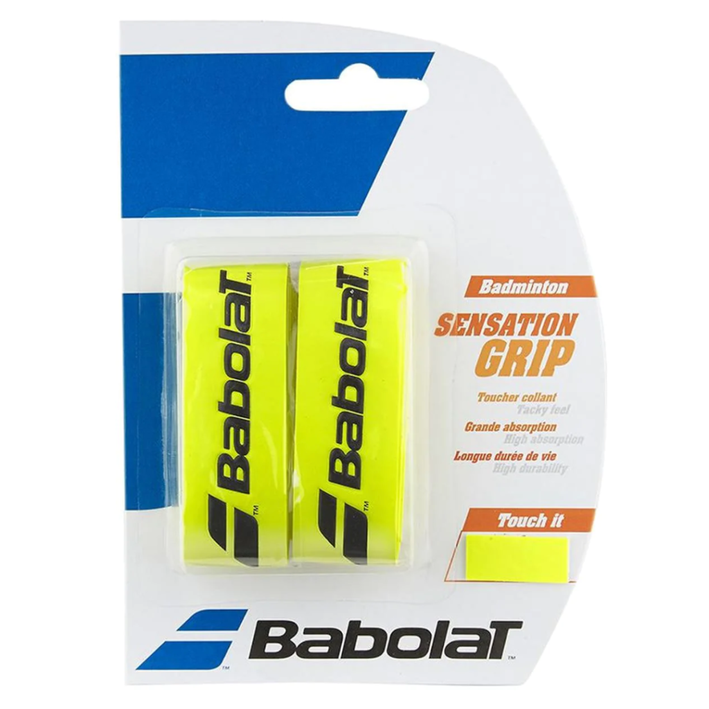Babolat Sensation Replacement Grip Yellow (2 Pack) - Border Rackets